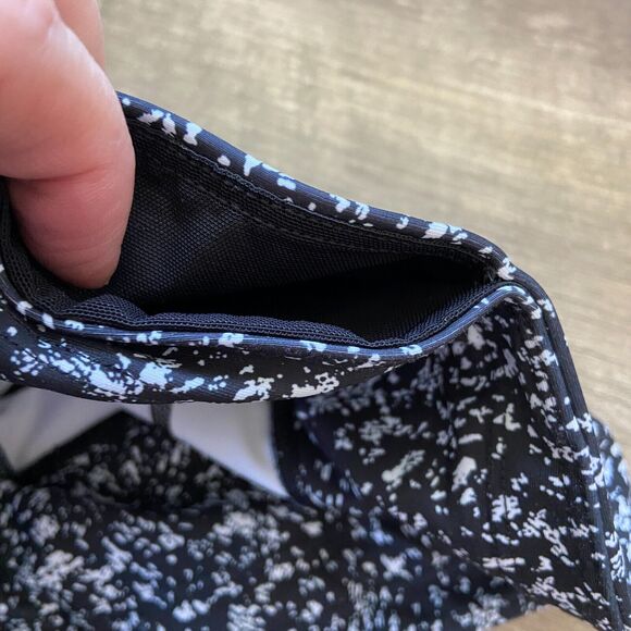 Athleta Ultimate Stash Pocket 7/8 Tight Storm Texture Black Womens Small Tall - Picture 13 of 13